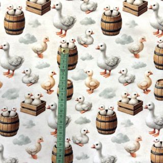 Pletenina Farm love design A digital print