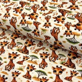 Pletivo Wildlife doll eyes design C digital print