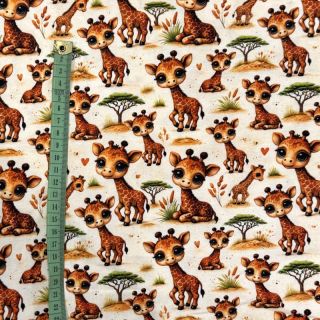 Pletivo Wildlife doll eyes design C digital print