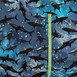 Úplet Great shark digital print
