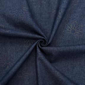 Pamuk JEANS FOIL Flowers