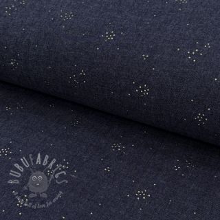 Pamuk JEANS Glitter small dots