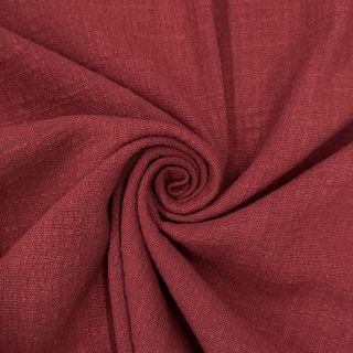 Pamučna tkanina SLUB WASHED wine red