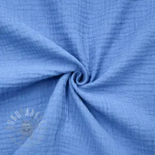 Tetra Tkanina/Muslin royal blue ORGANIC