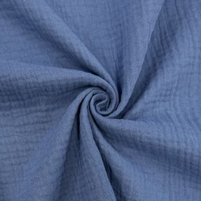 Dvoslojna gaza/muslin midnight blue ORGANIC