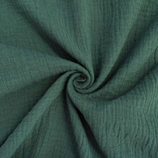 Dvoslojna gaza/muslin stara zelena ORGANIC
