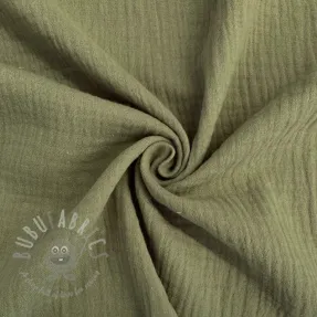 Tetra Tkanina/Muslin moss green ORGANIC