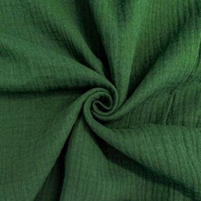 Tetra Tkanina/Muslin dark green ORGANIC