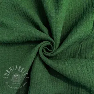 Tetra Tkanina/Muslin dark green ORGANIC