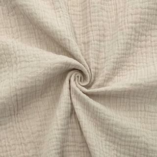 Dvoslojna gaza/muslin light sand ORGANIC