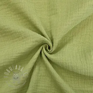 Tetra Tkanina/Muslin old lime ORGANIC