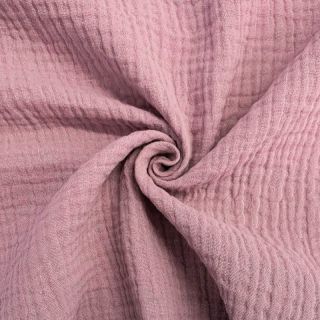 Dvoslojna gaza/muslin lilac ORGANIC