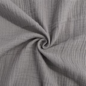 Dvoslojna gaza/muslin grey ORGANIC
