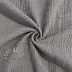 Tetra Tkanina/Muslin grey ORGANIC