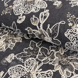 Pamuk JEANS EMBROIDERY Bouquet black