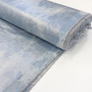 JEANS FOIL TIE DYE light blue