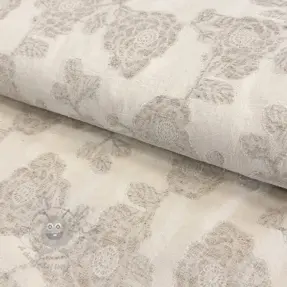 Pamuk s lanom JACQUARD Peony flowers