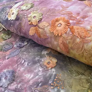 Pamuk TIE DYE EMBROIDERY Poppy design E