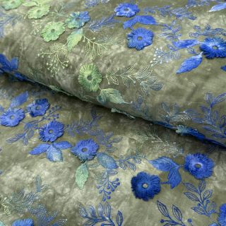 Pamuk TIE DYE EMBROIDERY Poppy design B