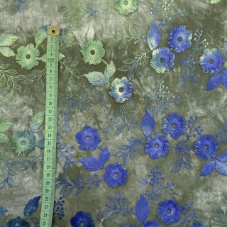 Pamuk TIE DYE EMBROIDERY Poppy design B