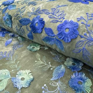 Pamuk TIE DYE EMBROIDERY Poppy design B