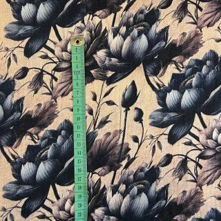 Dvoslojna gaza/muslin Dreamy flowers design B digital print