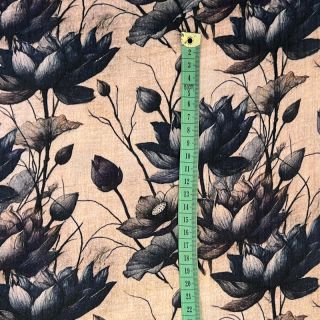 Dvoslojna gaza/muslin Dreamy flowers design A digital print
