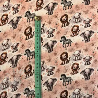 Tetra Tkanina/Muslin Safari buddys design C digital print