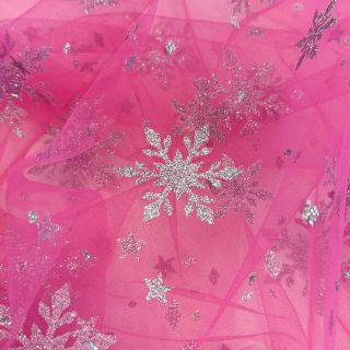 Tyl za TUTU Crystal fuchsia