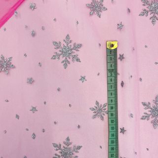 Tyl za TUTU Crystal fuchsia
