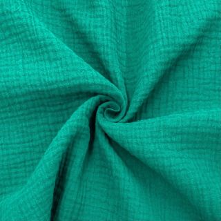 Dvoslojna gaza/muslin dark teal