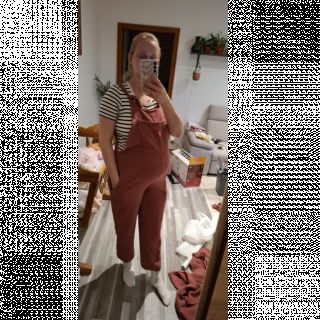 Dvoslojna gaza/muslin rouge ORGANIC
