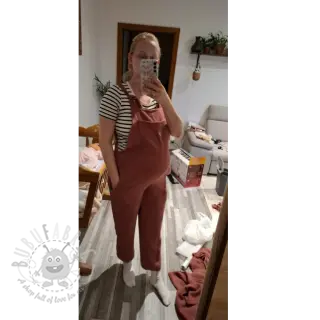 Tetra Tkanina/Muslin rouge ORGANIC