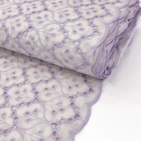 Pamučna tkanina EMBROIDERY Lilian purple