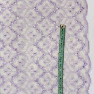 Pamučna tkanina EMBROIDERY Lilian purple