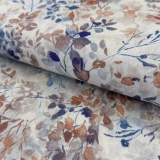 Viscose LUREX Fine leaves blue