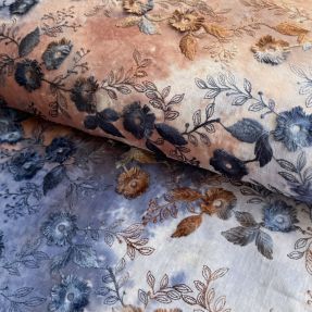 Pamuk TIE DYE EMBROIDERY Poppy design I