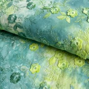 Pamuk TIE DYE EMBROIDERY Poppy design G