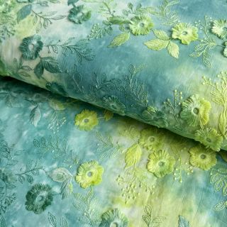 Pamuk TIE DYE EMBROIDERY Poppy design G