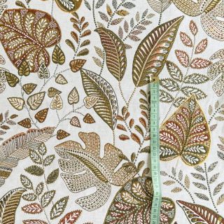 Dekorativna tkanina jacquard Euphoria blanc kaki