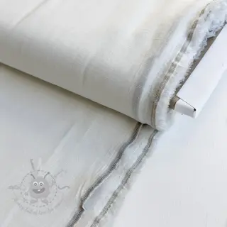Viskoza s lanom PREMIUM off white
