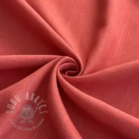 Viskoza s lanom PREMIUM dark coral