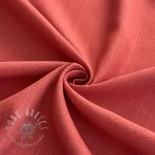 Viskoza s lanom PREMIUM dark coral