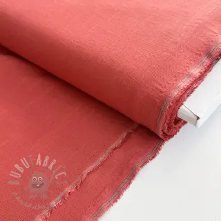Viskoza s lanom PREMIUM dark coral
