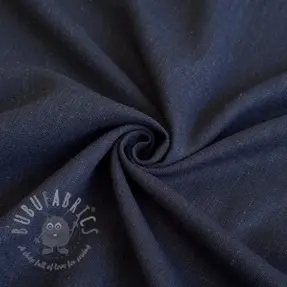 Viskoza s lanom PREMIUM navy blue