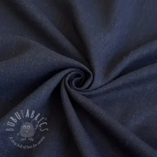 Viskoza s lanom PREMIUM navy blue