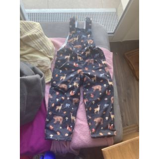 Pamuk Animals in the wood navy digital print