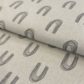 Dekorativna tkanina Linenlook Dancing Rainbow