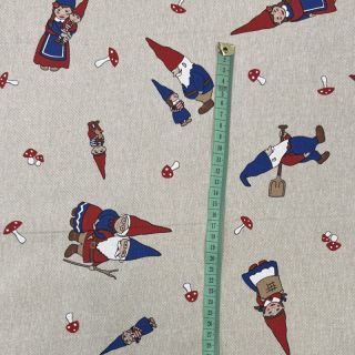 Dekorativna tkanina Linenlook Gnome Family