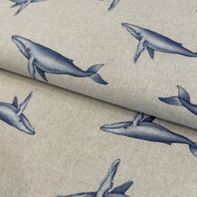 Dekorativna tkanina Linenlook Sperm whale